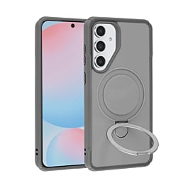 Shockproof Case with Magnetic Kickstand - GRAY for Galaxy S25FE (Only Ground Shipping)