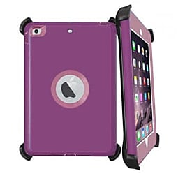 Heavy Duty Case with Clip - MAROON for iPad 5 (2017) / iPad 6 (2018) / Air 1 / Air 2 / Pro 9.7 (Only Ground Shipping)