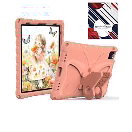 Big Butterfly Case - PINK ORANGE for iPad 10 2022 (10.9") / iPad 11 (A16) / Air 11 2024 / Air 4 / Air 5 / Pro 11 (All Models) (Only Ground Shipping)