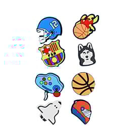 Fashion Charms Set for Handle Cases (8 Piece Set) - BOY 1 (Only Ground Shipping)