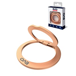 EVO MO1 Magnetic Phone Ring Compatible with Wireless Charging - ROSE GOLD (Only Ground Shipping)