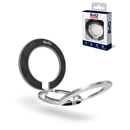 EVO PO2 Magnetic Phone Ring Compatible with Wireless Charging - BLUE (Only Ground Shipping)