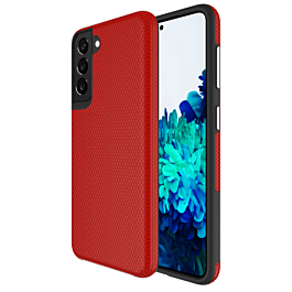 Galaxy S22 Plus Shock Absorption Protective Dual Layer Case - RED (Only Ground Shipping)