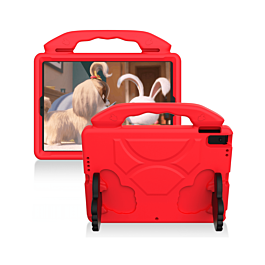 Hand - Held Stand Kids Case - RED for iPad 5 (2017) / iPad 6 (2018) / Air 1 / Air 2 / Pro 9.7 (Only Ground Shipping)