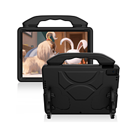 Hand - Held Stand Kids Case - BLACK for iPad 5 (2017) / iPad 6 (2018) / Air 1 / Air 2 / Pro 9.7 (Only Ground Shipping)