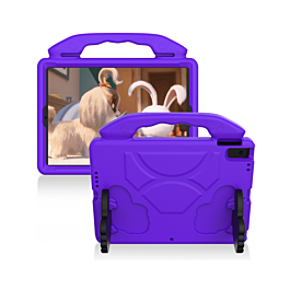 Hand - Held Stand Kids Case - PURPLE for iPad 5 (2017) / iPad 6 (2018) / Air 1 / Air 2 / Pro 9.7 (Only Ground Shipping)