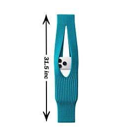Long Soft Stretch Knit Phone Sleeve - TEAL (Only Ground Shipping)