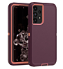 Heavy Duty Case for Galaxy A72 5G (MAROON & PINK) (Only Ground Shipping)