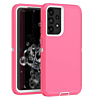 Heavy Duty Case for Galaxy A72 5G (LIGHT PINK & WHITE) (Only Ground Shipping)