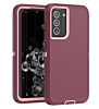 Heavy Duty Case for Galaxy A51 (MAROON & PINK) (Only Ground Shipping)
