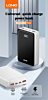 LDNIO PQ22 Power Bank with Digital Display (BLACK / WHITE) (20000 mAh / 22.5W) (Only Ground Shipping)