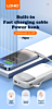 LDNIO PQ20 Power Bank with Digital Display (WHITE) (20000 mAh / 22.5W) (Only Ground Shipping)