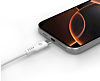 PowerPeak ECONOMY USB C-C Cable (WHITE) (6ft) (60W) (Only Ground Shipping)