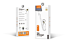 LDNIO LS50 USB A-L Non-MFI TPE Bracelet Charging Cable (WHITE) (0.5ft) (12W) (Only Ground Shipping)