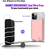 Soft Rubber Slim Charging Case (5500 mAh) for iPhone 12/12 Pro  (PINK) (Only Ground Shipping)