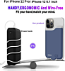 Soft Rubber Slim Charging Case (5500 mAh) for iPhone 12/12 Pro  (BLUE) (Only Ground Shipping)