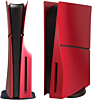 Faceplate Cover (RED) (4 Piece Set) for PlayStation 5 Slim Disc Edition (NO LOGO) (Only Ground Shipping)