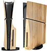 Faceplate Cover (WOODEN) (4 Piece Set) for PlayStation 5 Slim Disc Edition (NO LOGO) (Only Ground Shipping)