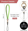 Diamond Bracelet Phone Lanyard Wristbands - GREEN (Only Ground Shipping)