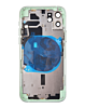 Back Housing Frame with Small Components Pre-Installed for iPhone 12 (NO LOGO) (GREEN)