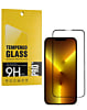 Buy the anti-scratch edge-to-edge black rim coverage screen protector for iPhone 13 Pro Max or 14 Plus, 2.5D, single piece.