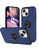 Dual Layer Case with Magnetic Ring - NAVY BLUE for iPhone 13 / 14 (Only Ground Shipping)