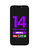 Stock up on the LCD Assembly for iPhone 14 Pro Max, aftermarket Incell QV7, 120Hz, IC transfer eligible.
