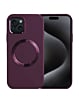 Soft Solid Silicone Case with Wireless Charging - PURPLE for iPhone 15 (Only Ground Shipping)