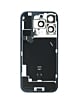 Back Glass with Frame and MagSafe Magnet for iPhone 16 Pro (WHITE TITANIUM) (Service Pack)