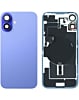 Back Glass (NO LOGO) (ULTRAMARINE) with Frame and Wireless NFC Charging Flex and MagSafe Magnet for iPhone 16 Plus