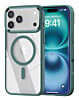 Shiny Magnetic Clear Cases - GREEN for iPhone 17 Pro Max (Only Ground Shipping)