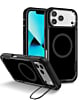 Shockproof Magsafe Case w/ Camera Stand - BLACK for iPhone 17 Pro Max (Only Ground Shipping)