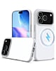 Soft Solid Silicone Case with Wireless Charging - WHITE for iPhone 17 Pro Max (Only Ground Shipping)