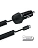 PowerPeak ECONOMY PD Coiled Car Charger w/ USB-C Cable (30W) (BLACK) (Only Ground Shipping)