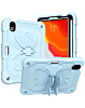 Protective Butterfly Stand Desing Case - ICE BLUE for iPad Mini 6 / 7 (A17 Pro) (Only Ground Shipping)