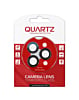 Order the Quartz HD Tempered Glass with Metal Ring in Black for iPhone 16 Pro and 16 Pro Max Back Camera.