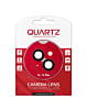 Purchase the QUARTZ HD tempered glass for the iPhone 14 or 14 Plus back camera — in Black, with glitter diamond camera lens.