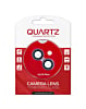 Grab the wholesale deals on the Quartz HD tempered glass with glitter diamond camera lens for iPhone 15 and 15 Plus back camera, purple.