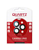 Order the QUARTZ HD Tempered Glass in black with glitter diamond camera lens for iPhone 15 Pro and 15 Pro Max back camera.