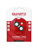 Purchase the Quartz HD Tempered Glass for the Black iPhone 16 and 16 Plus Back Camera with a Glitter Diamond Camera Lens.
