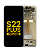 OLED Assembly with Frame for Galaxy S22 Plus (S906) (PHANTOM WHITE) (Premium)
