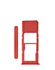Shop the Single Sim Card Tray for Galaxy A12 A125 2020 in red.
