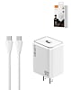 LDNIO A1508C QC3.0+PD USB-C Wall Charger /w USB C-C Cable (30W) (3ft) (Only Ground Shipping)