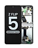 OLED Assembly with Frame for Galaxy Z Flip 5 F731 (GRAPHITE) (US and International) (Service Pack)