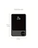 Magnetic Wireless PowerBank w/ LED Display (GRAY) (10000mAh) (Only Ground Shipping)