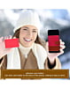 Universal Back Phone Wallet Card Slot Leather (PINK) (Only Ground Shipping)