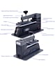 Semi-automatic Screen Separator Machine with Vacuum Pump (Only Ground Shipping) (Not Returnable)