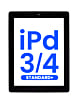 Standard+ iPad 3 / iPad 4 Digitizer Assembly with iPad 4 Home Button (BLACK)