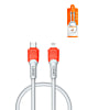 LDNIO LC601 USB C-L Non-MFI Charging Cable (ORANGE) (3ft) (30W) (Only Ground Shipping)