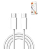 LDNIO LC901c USB C-C Fast Charging Cable (WHITE) (65W) (3ft) (Only Ground Shipping)